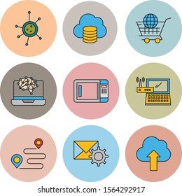 9 icon set of Universal  for your website and project
 
