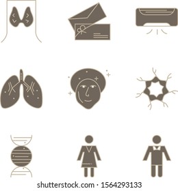 9 icon set of Universal  for your website and project
 