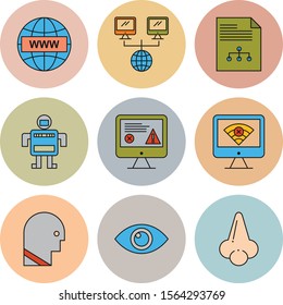 9 icon set of Universal  for your website and project
 