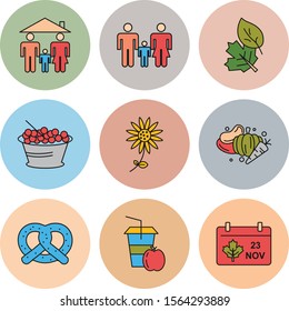 9 icon set of Universal  for your website and project
 