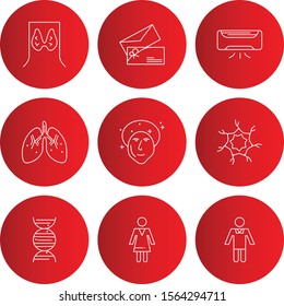 9 icon set of Universal  for your website and project
 