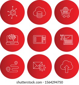 9 icon set of Universal  for your website and project
 