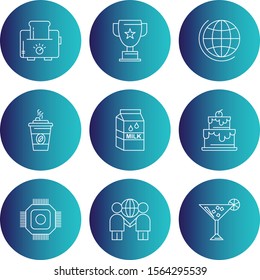  9 icon set of Universal  for your website and project
 
