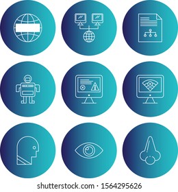 9 icon set of Universal  for your website and project
 
