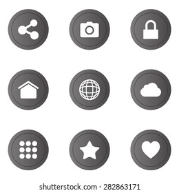 9 icons set for web and mobile phone.