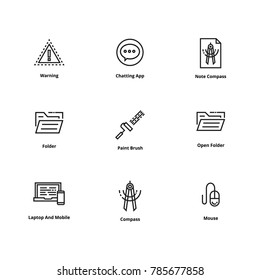 9 Line Icons