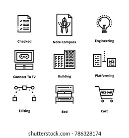 9 Line Icons