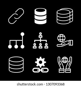 9 link icons with weblinks optimization and unlink in this set