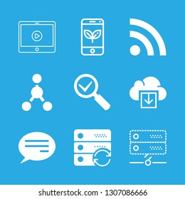 9 network icons with video on ipad and search confirmed in this set