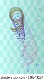 9 Number art idea