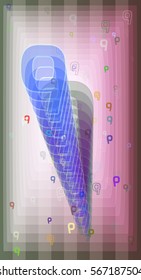 9 Number background icon