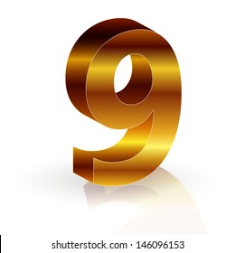 9  number  gold