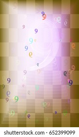 9 Number icon idea
