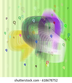 9 Number icon texture