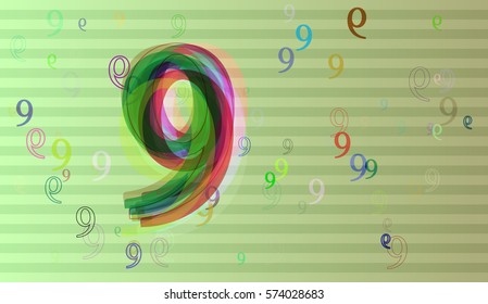 9 Number idea elements