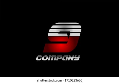 Diseño de icono de logotipo de 9 números para empresas y negocios