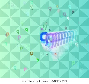 9 Number vector art