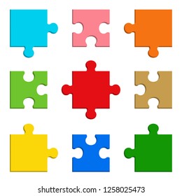  9 pieces Puzzle design
