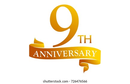 9 Ribbon Anniversary 