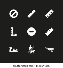 9 rule icon set with no pets, no entry and rule vector illustration for graphic design and web