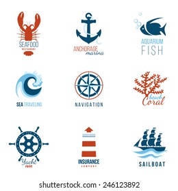 9 sea theme logo templates