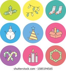 9 Simple Universal Related Icons for your project 
