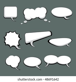 9 Speech And Thought Bubbles