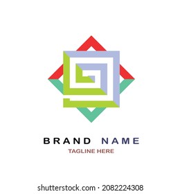 9 diseños de logotipo espiral vectores para marca o empresa y otros