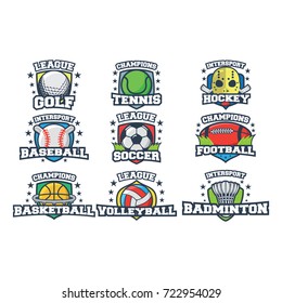 9 sport icon logo vector