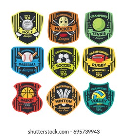 9 sport logo vector emblem