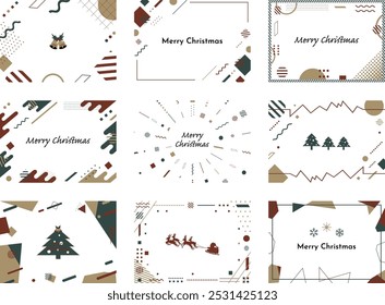 9 types of Christmas geometric