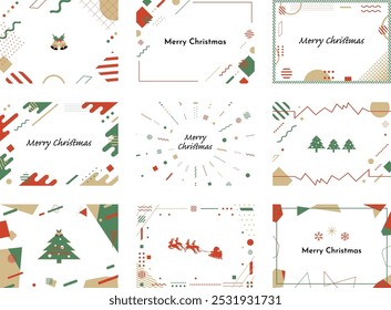 9 types of Christmas geometric
