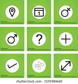 9 Universal icon sheet for your project
   
