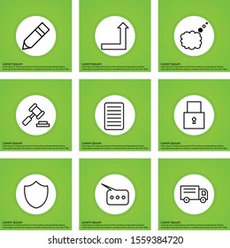  9 Universal icon sheet for your project
   