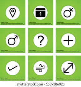 9 Universal icon sheet for your project
   