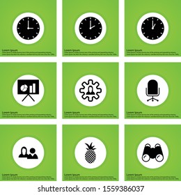  9 Universal icon sheet for your project
   