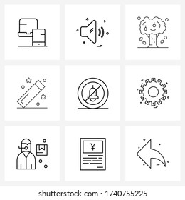 9 Iconos universales Píxel Símbolos Perfectos de Invalidez; alerta; árbol; herramienta; Ilustración de vectores de diseño