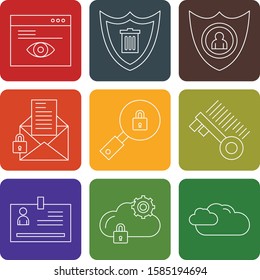 9 Universal Icons Sheet for your project
