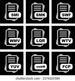 9 User interface Icon set File Format for web and mobile applications
