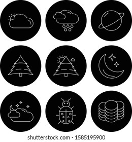  9 User interface Icon set for web and mobile applications
