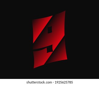 9 horror vectorial, número aterrador. El miedo loco es el tipo de letra brutal . Por crimen o crimen, horror noche oscura, mal diseño terrible y más