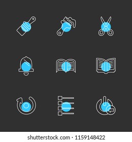 9 Web Icon set