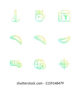 9 Web Icon set