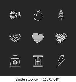 9 Web Icon set