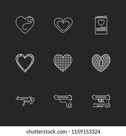 9 Web Icon set