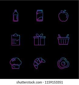 9 Web Icon set