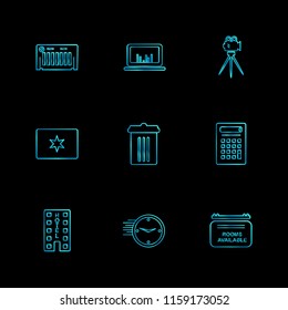 9 Web Icon set