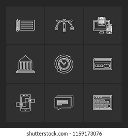 9 Web Icon set 9 Web Icon set