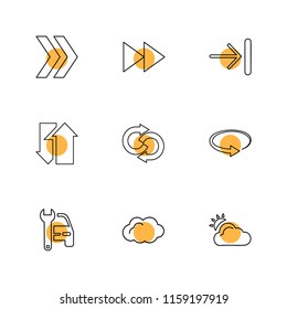 9 Web Icon set
