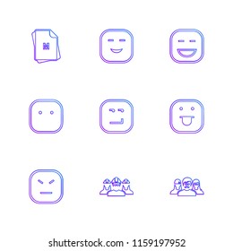 9 Web Icon set